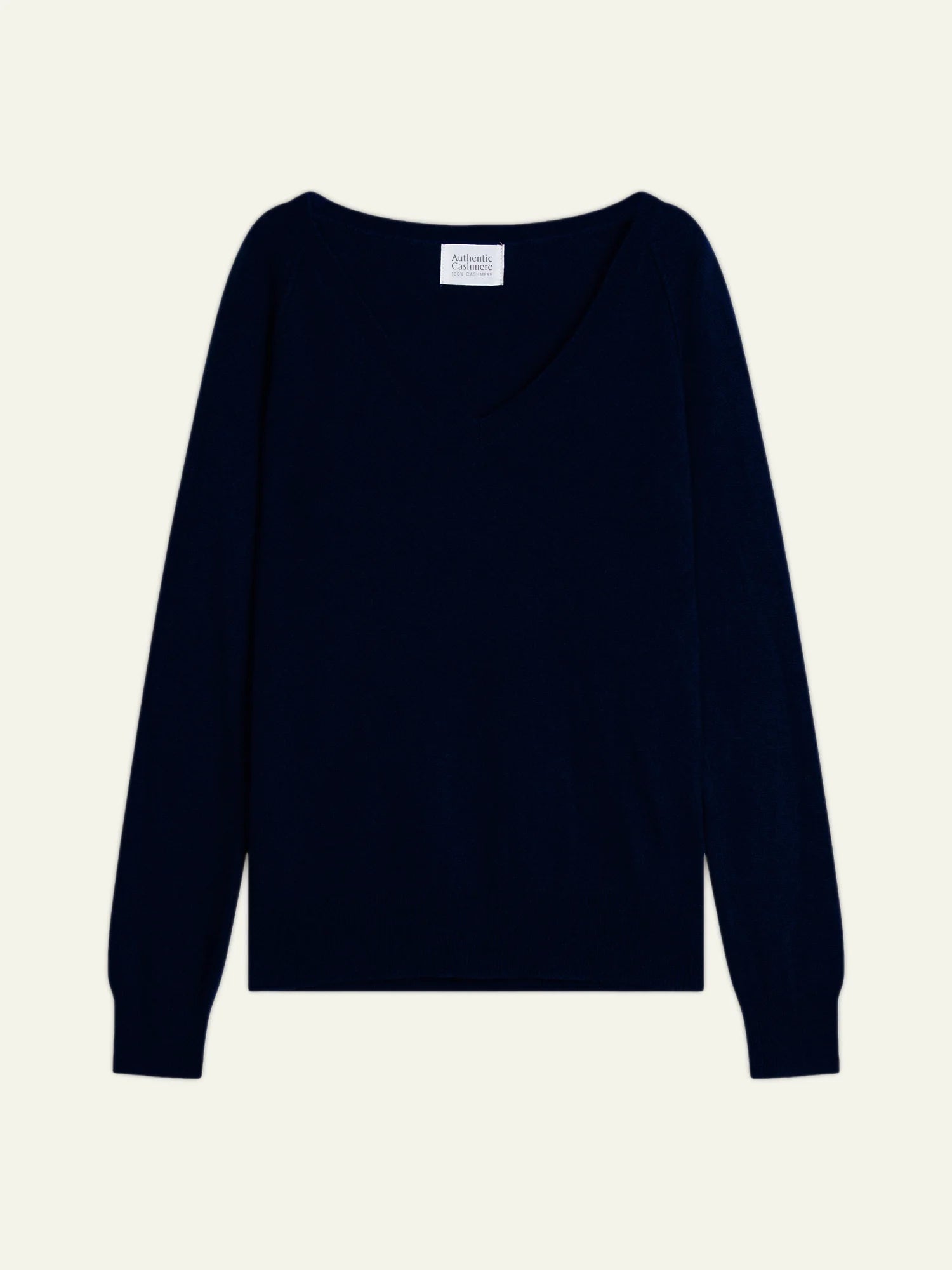GIUSALET pull col V bleu marine