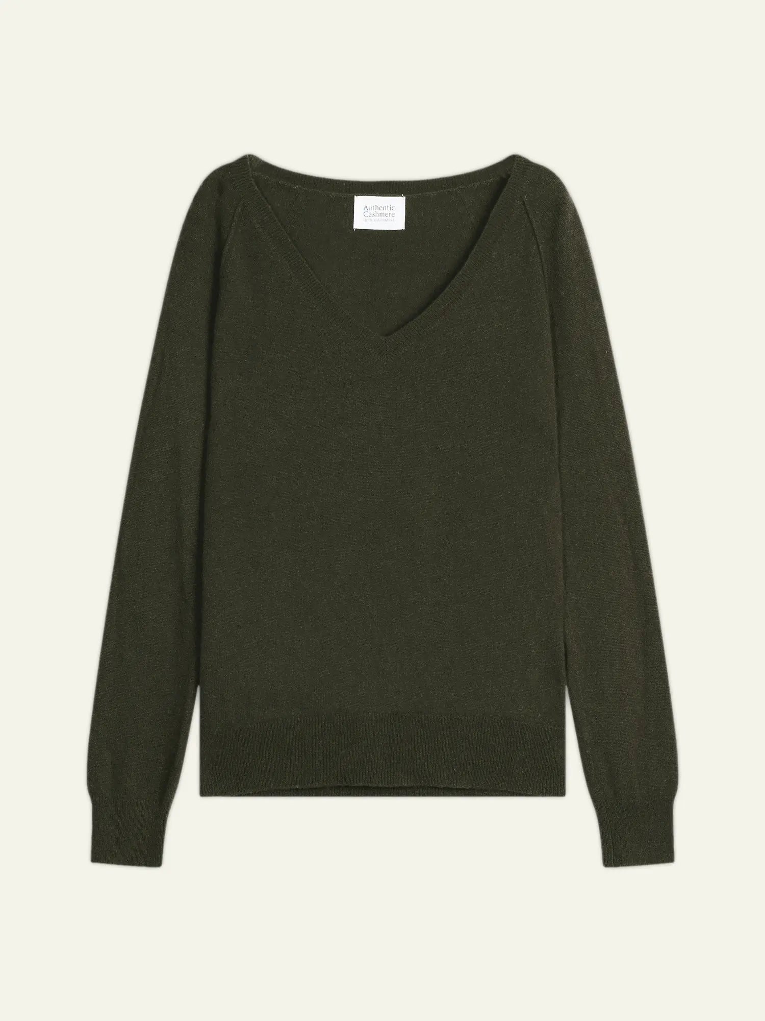 GIUSALET sweater v-neck khaki