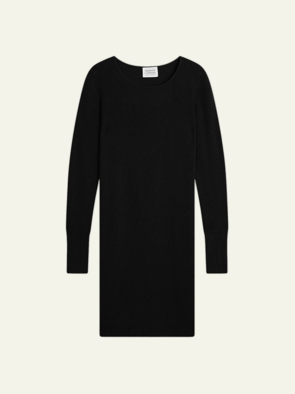 ARMET robe col rond noir