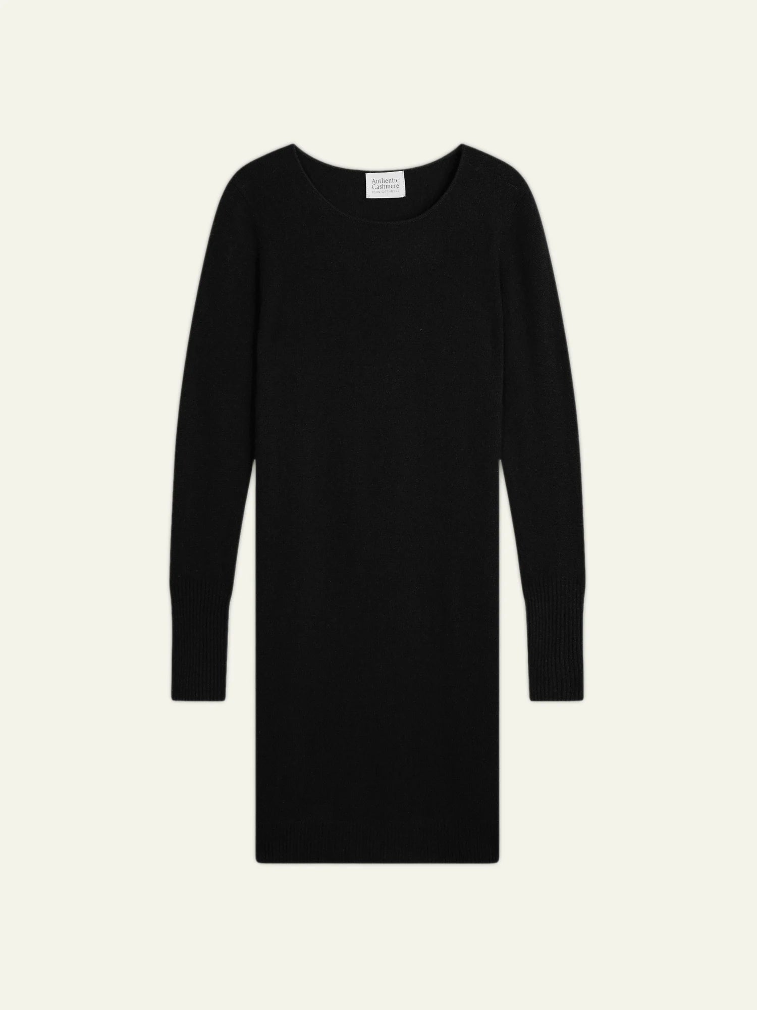 ARMET robe col rond noir