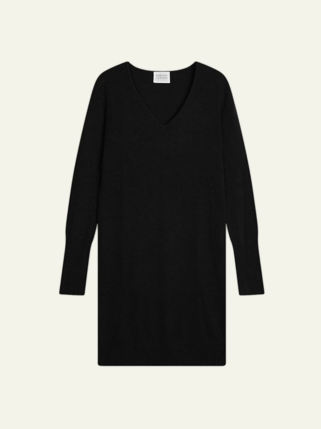 CAPELET robe col V noir
