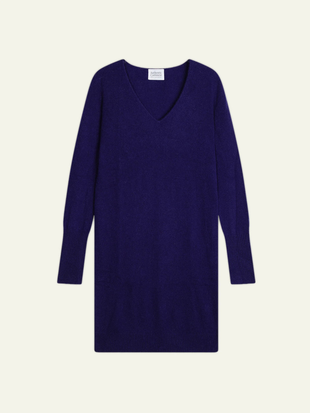 CAPELET robe col V violet