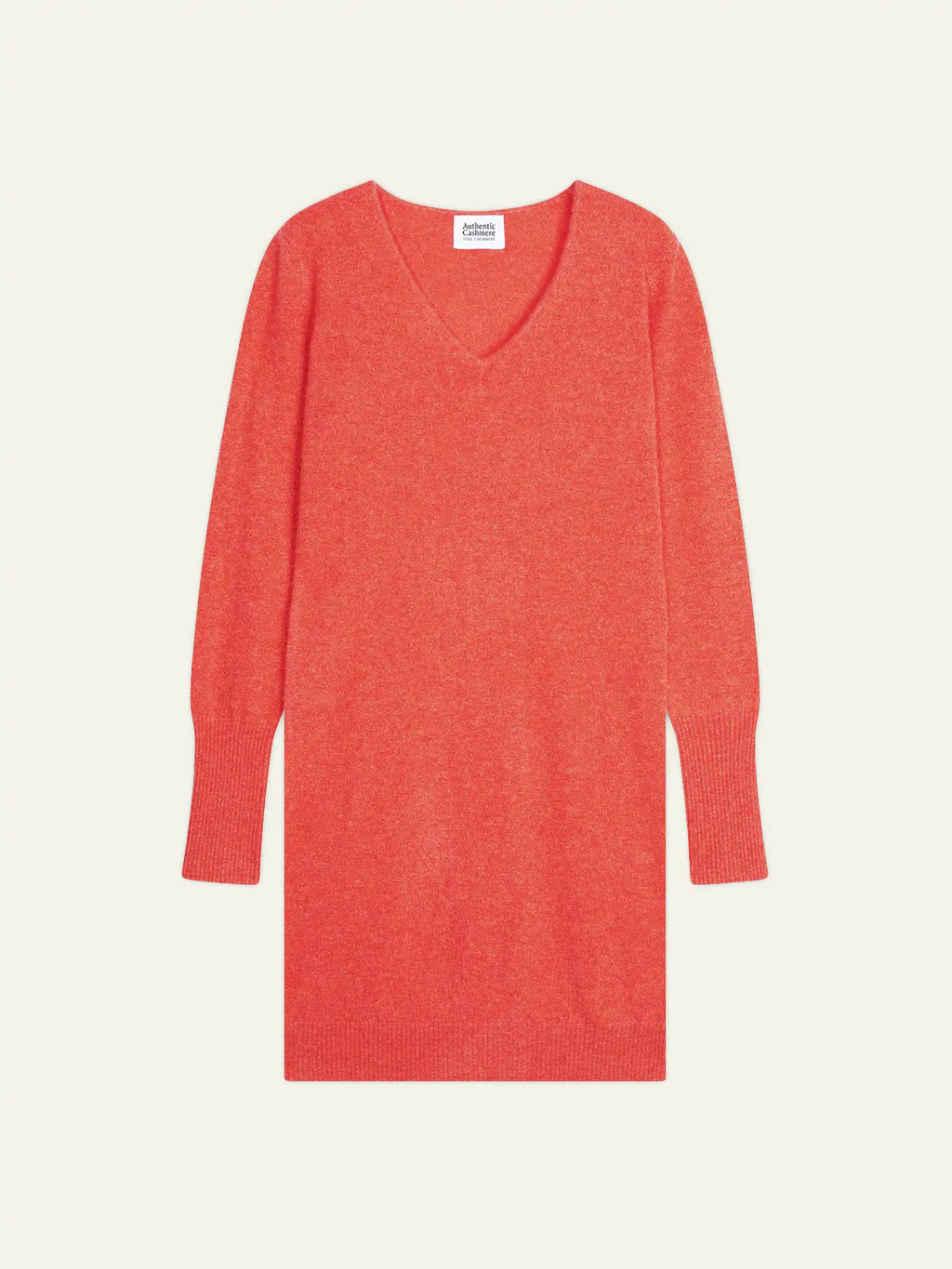 CAPELET Dress V-Neck Heather Orange