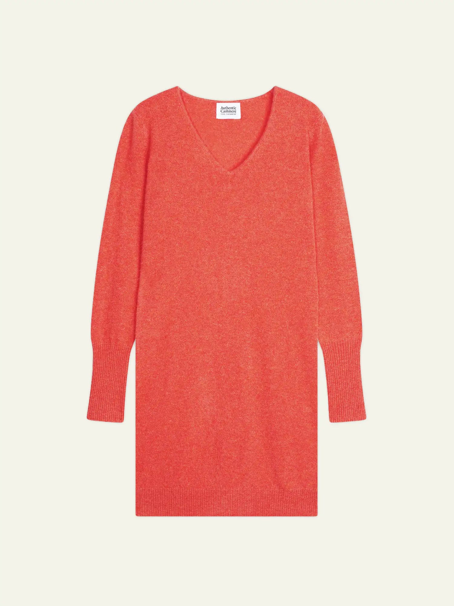 CAPELET Dress V-Neck Heather Orange