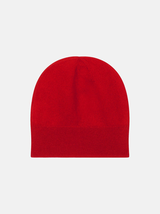 MANTI red beanie 100% cashmere