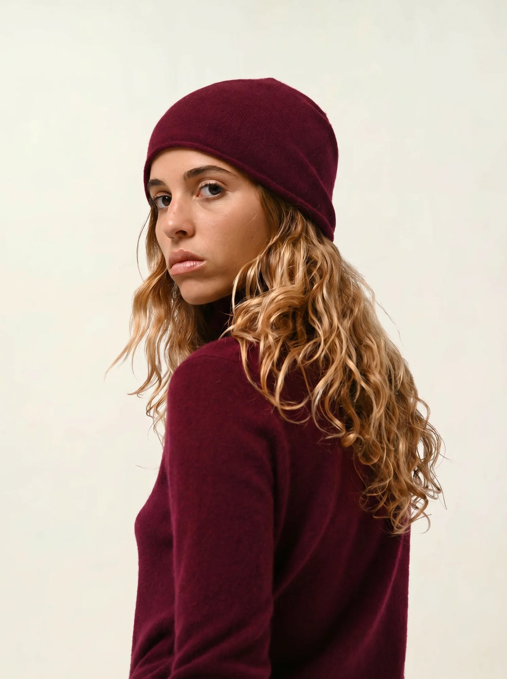 PINIER bonnet bordeaux