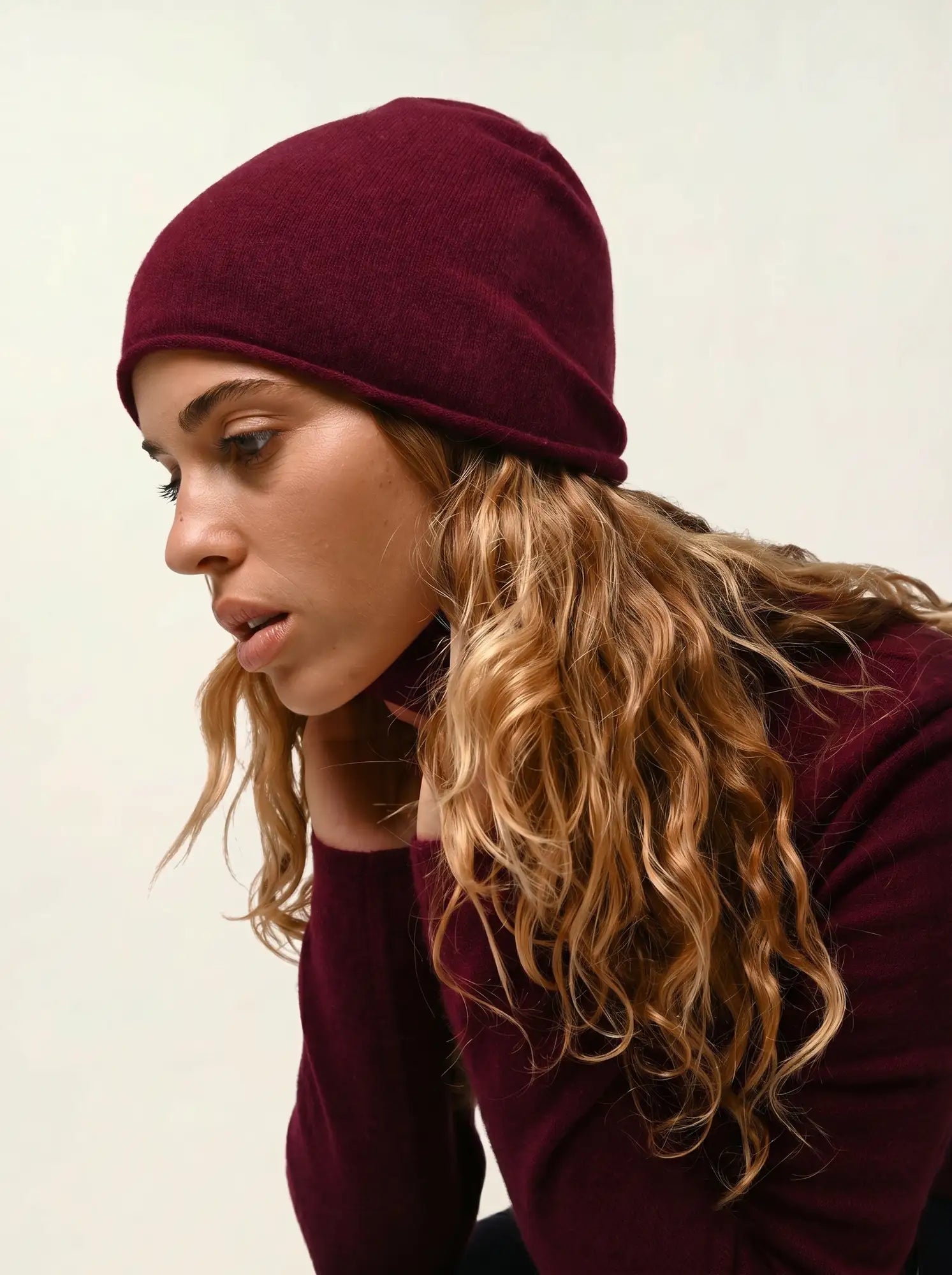 PINIER bonnet bordeaux