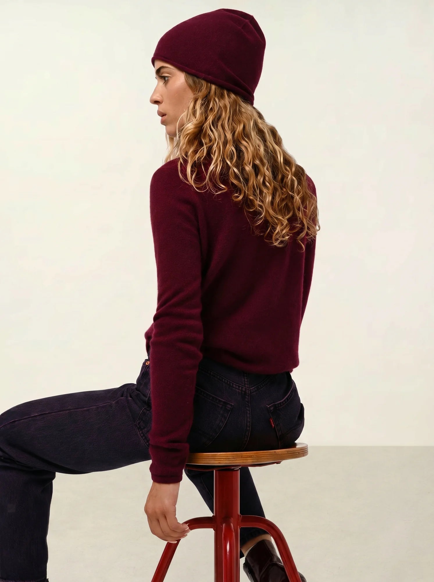 PINIER bonnet bordeaux