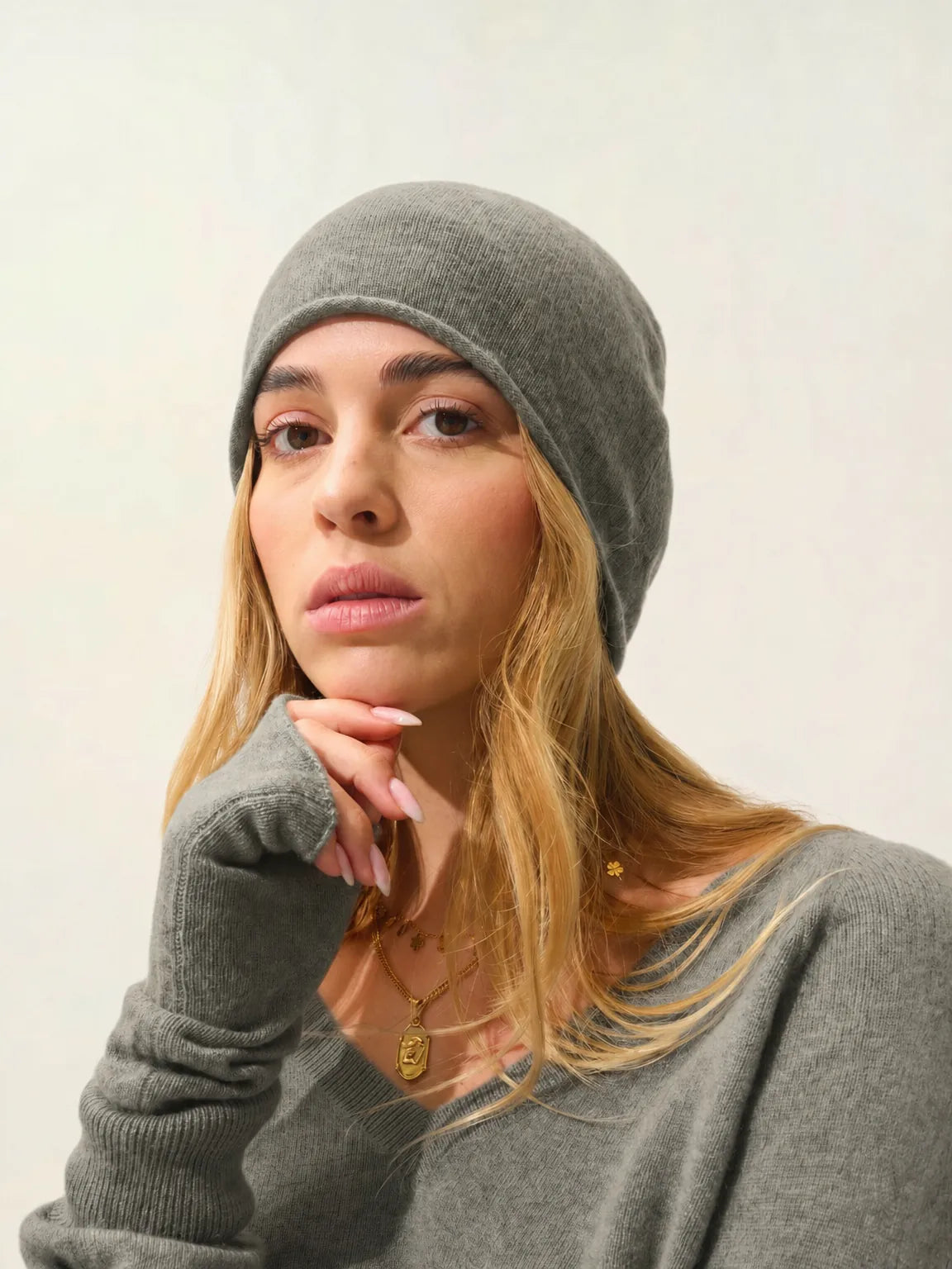 PINIER beanie army green