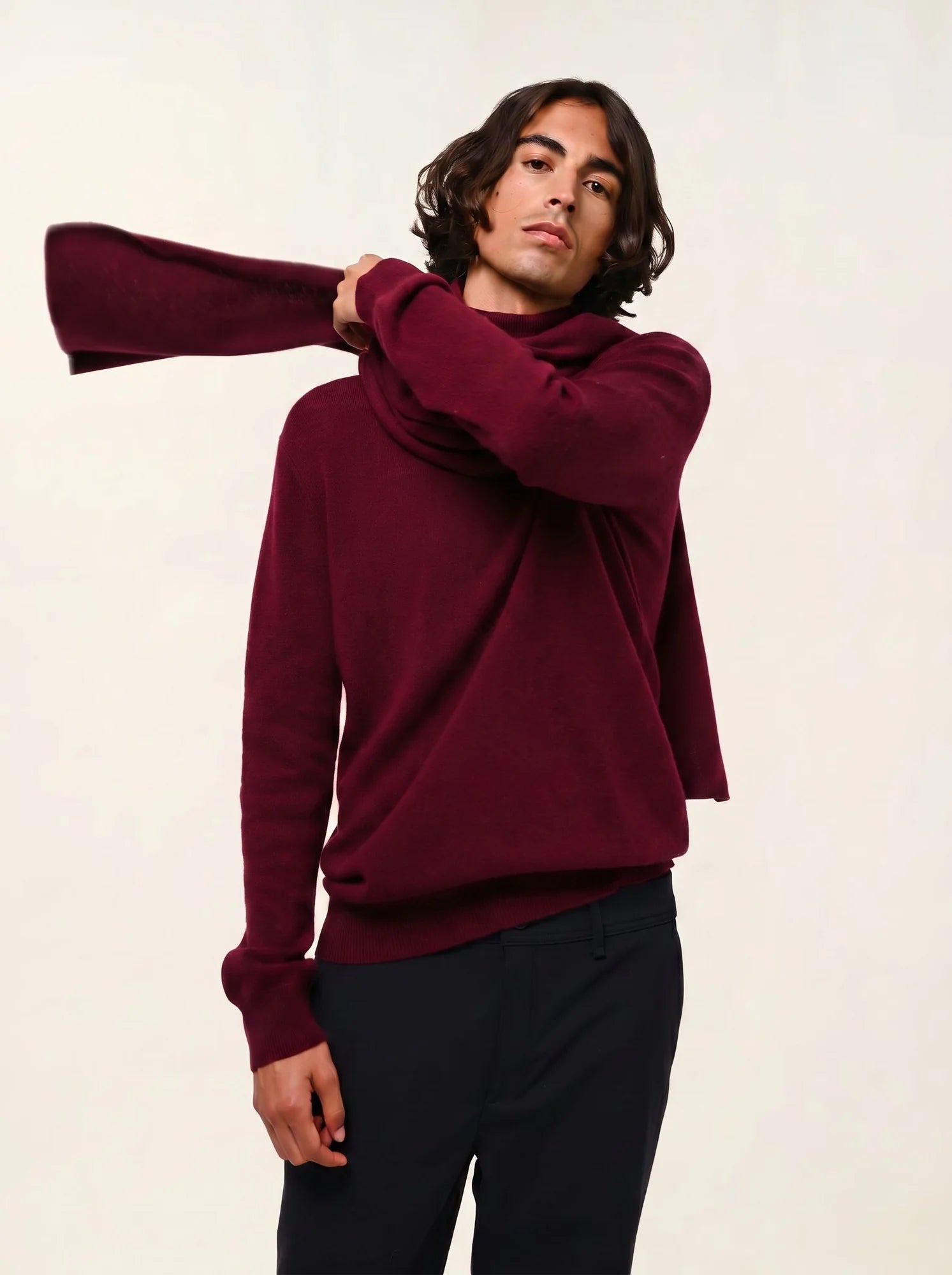 VAYMONT écharpe bordeaux