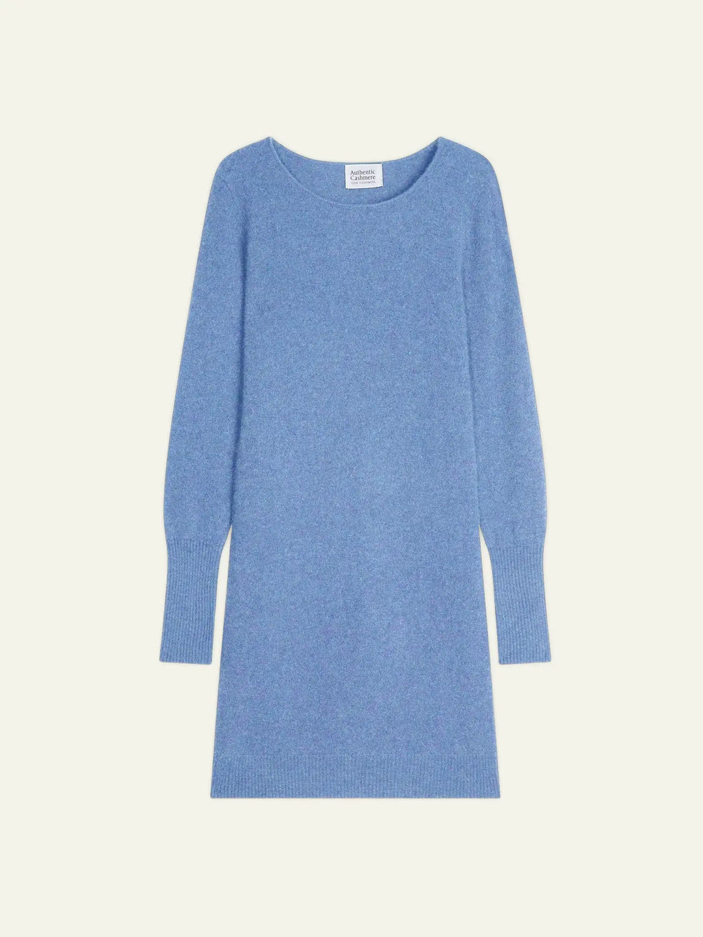 ARMET kleid rundhalsausschnitt himmelblau