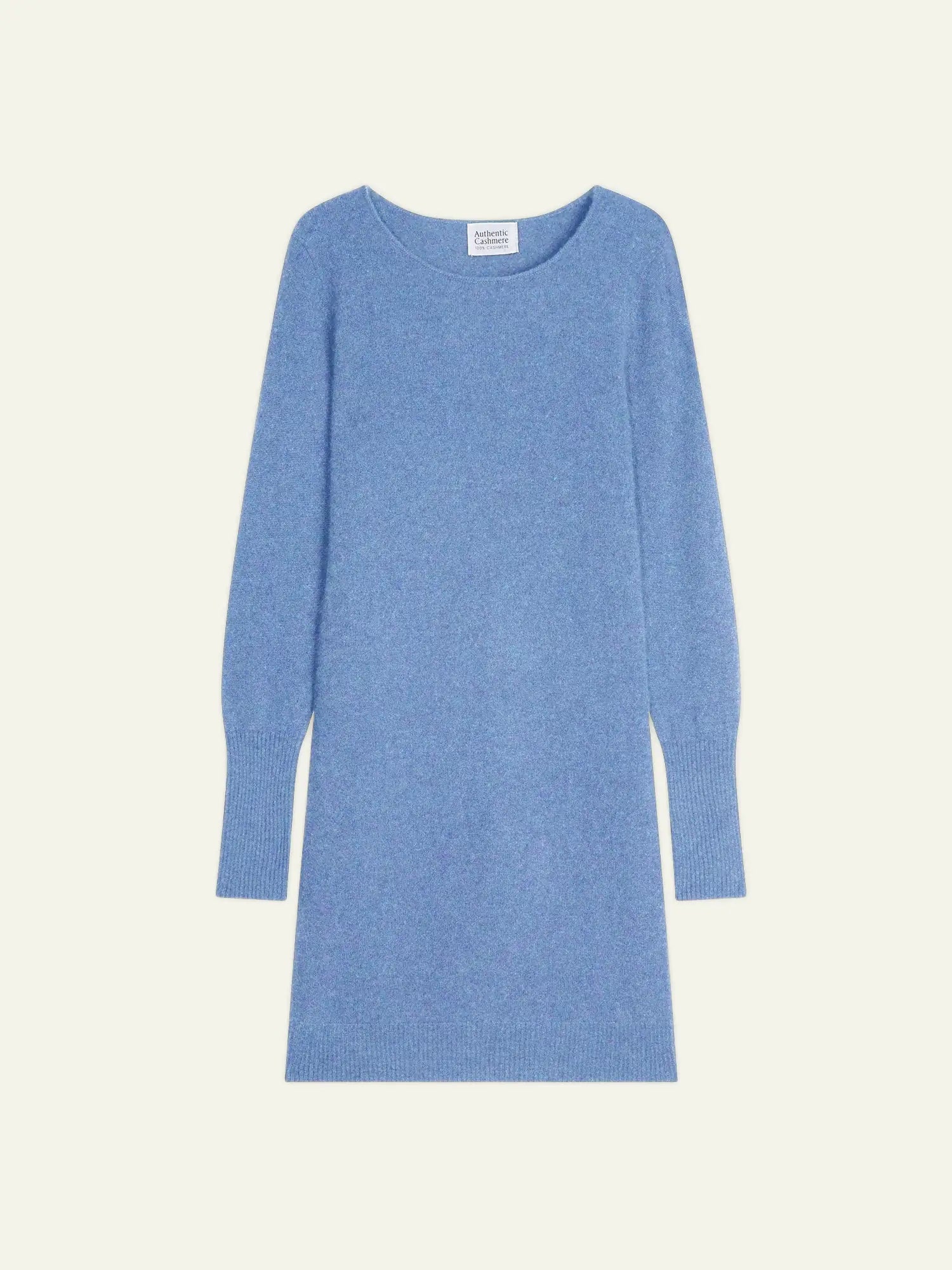 ARMET kleid rundhalsausschnitt himmelblau