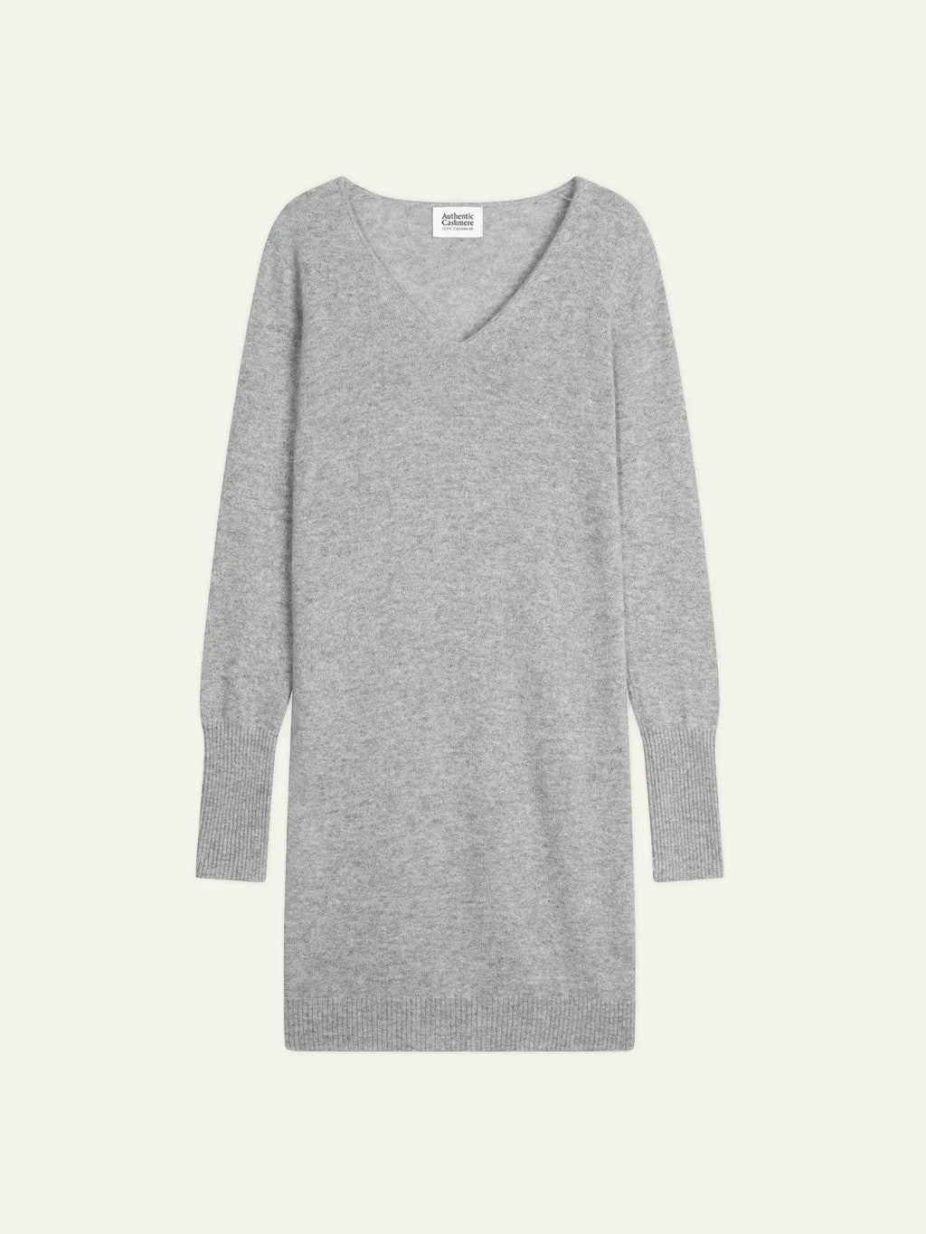 CAPELET Dress V-Neck Heather Cloud