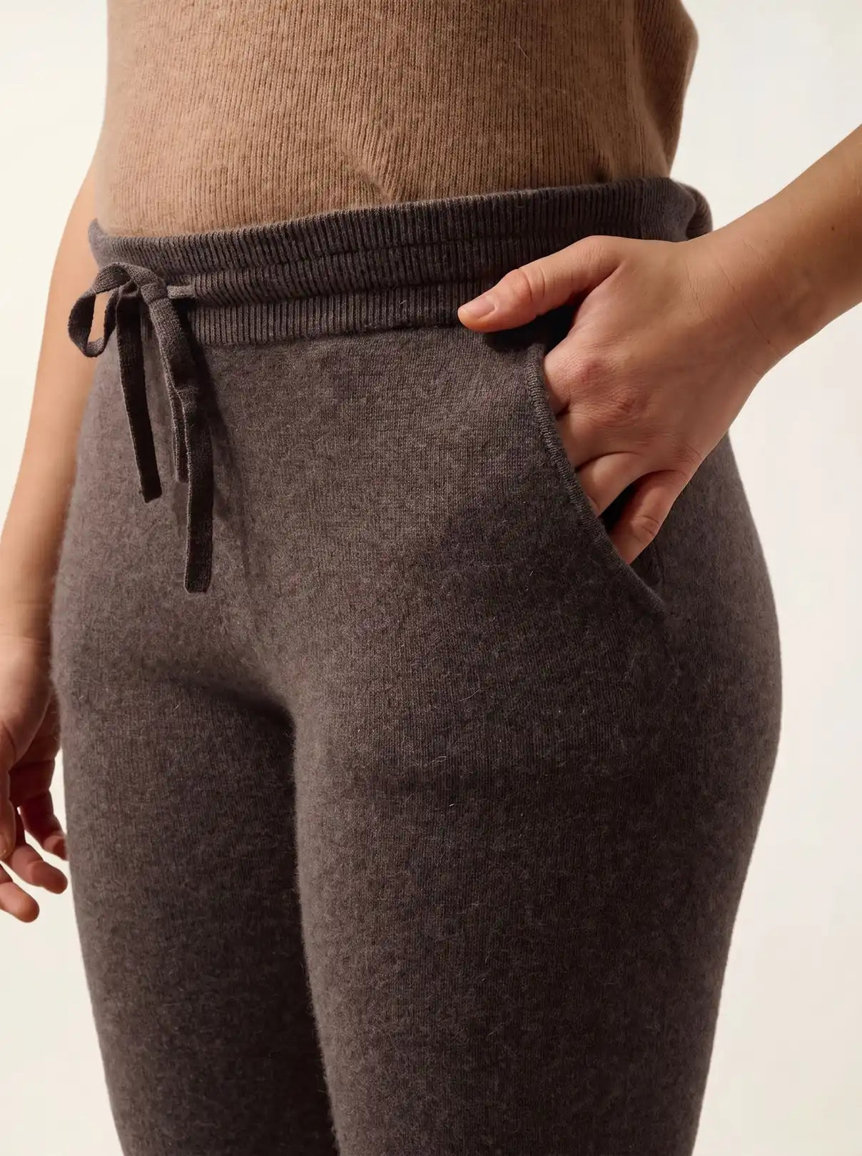 FERRAND jogging taupe chiné