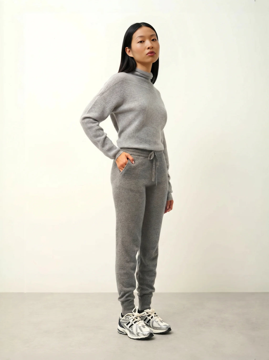 FERRAND jogging flanelle chiné