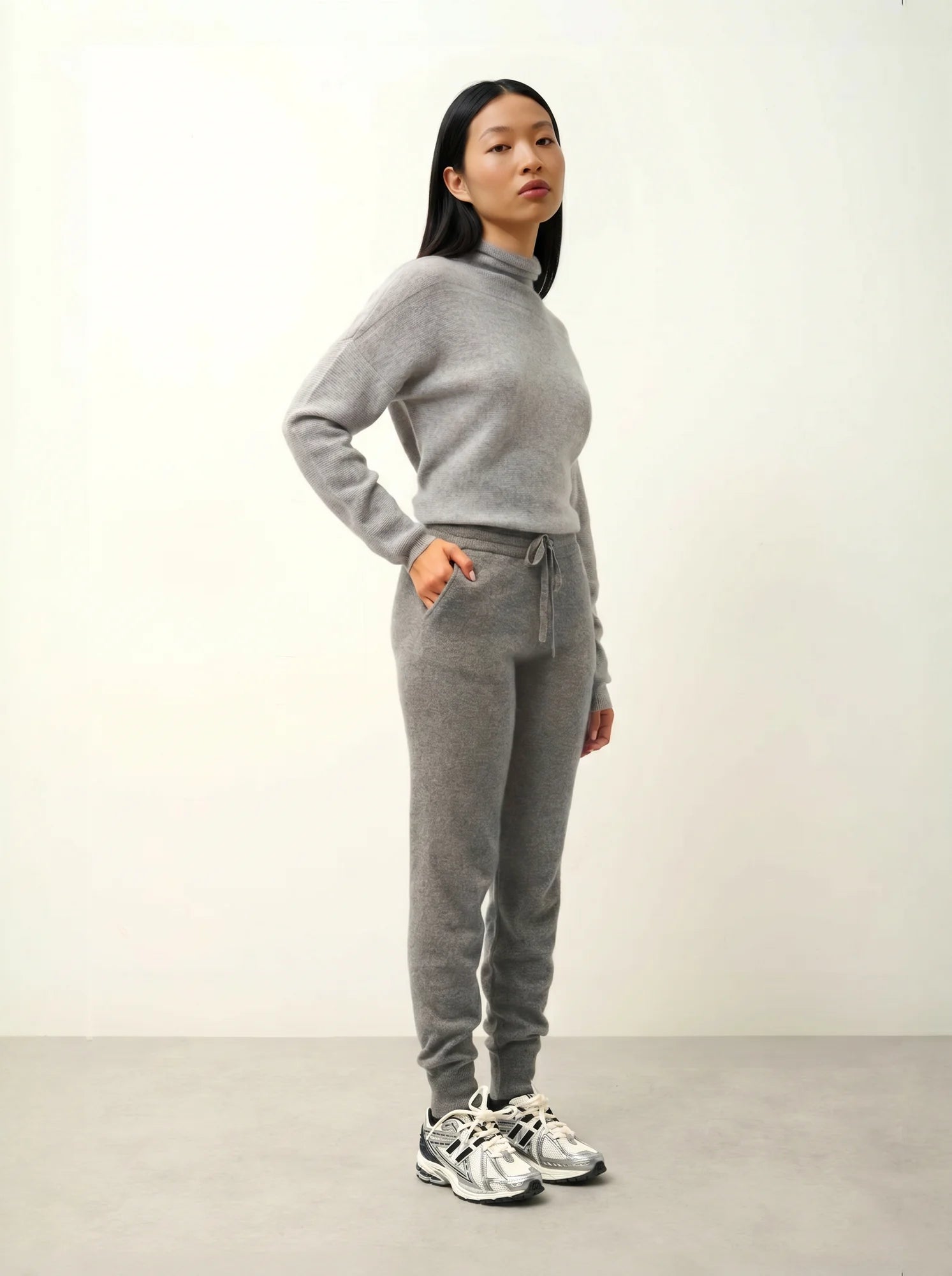 FERRAND jogging flanelle chiné