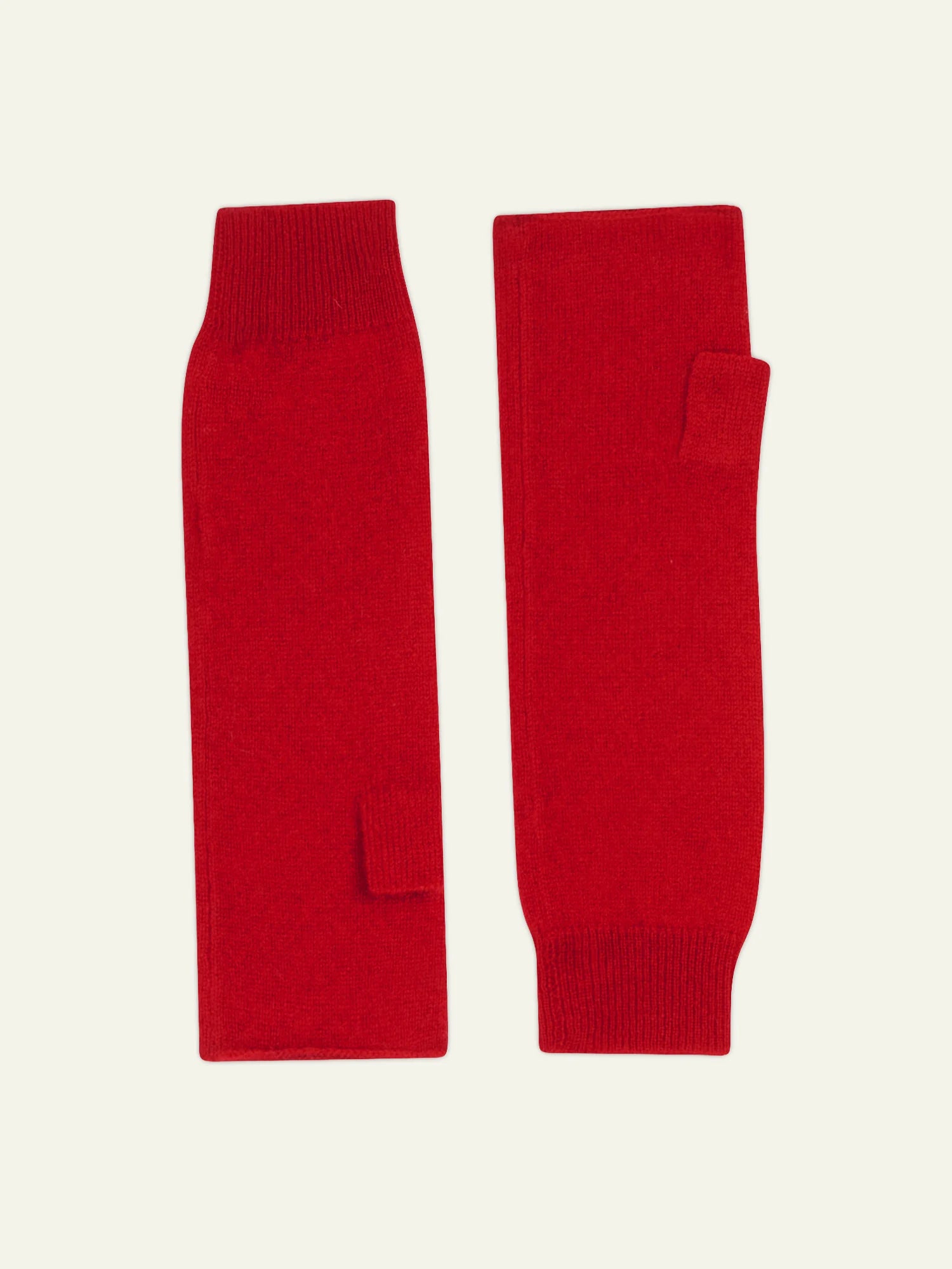 SERRE fingerless gloves red