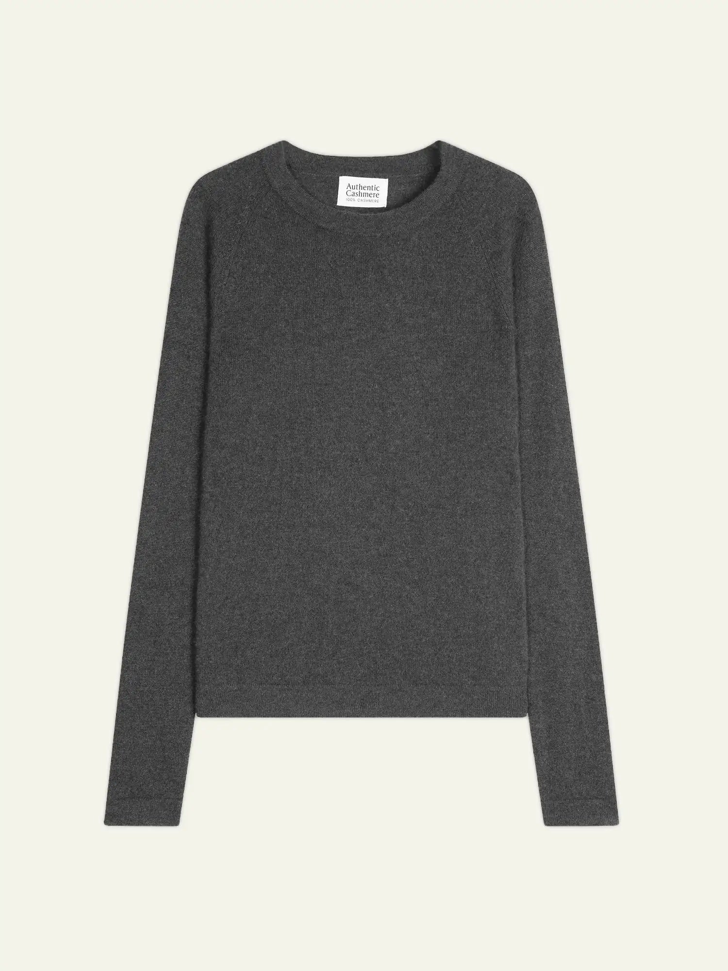 ECRIN pull col rond anthracite chiné