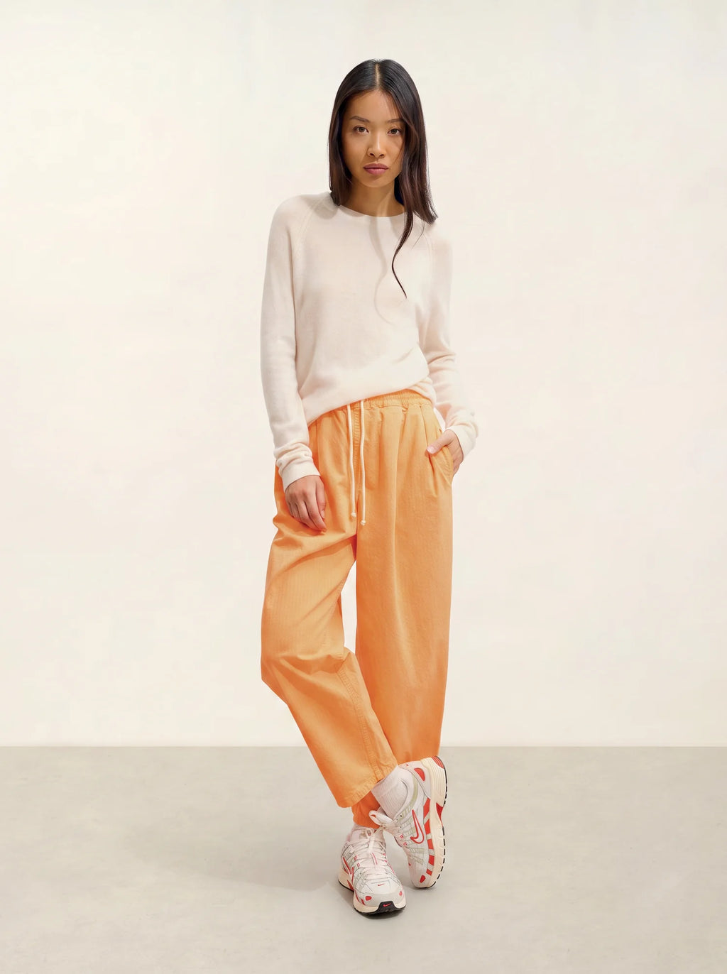 ECRIN pull col rond ivoire