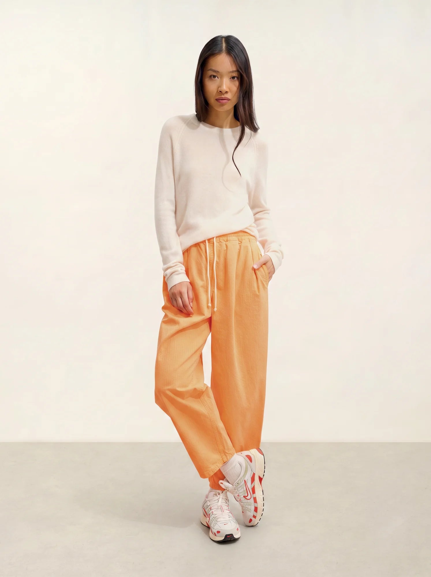 ECRIN pull col rond ivoire