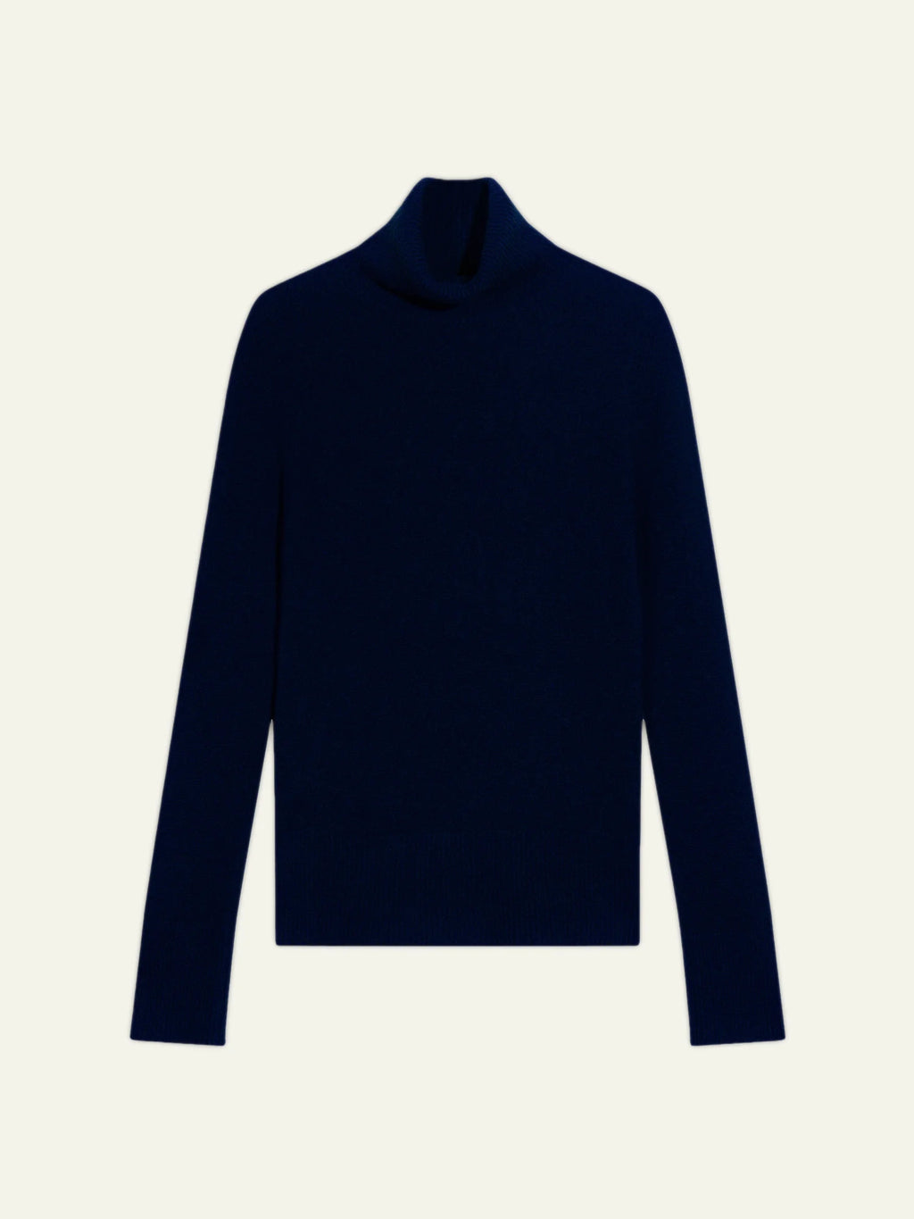 FORNET pull col roulé bleu marine