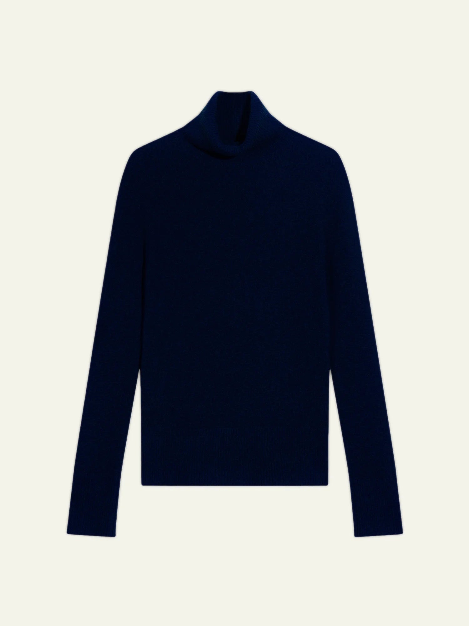 FORNET pull col roulé bleu marine