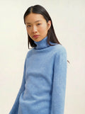 FORNET Pullover Rollkragen Himmelblau