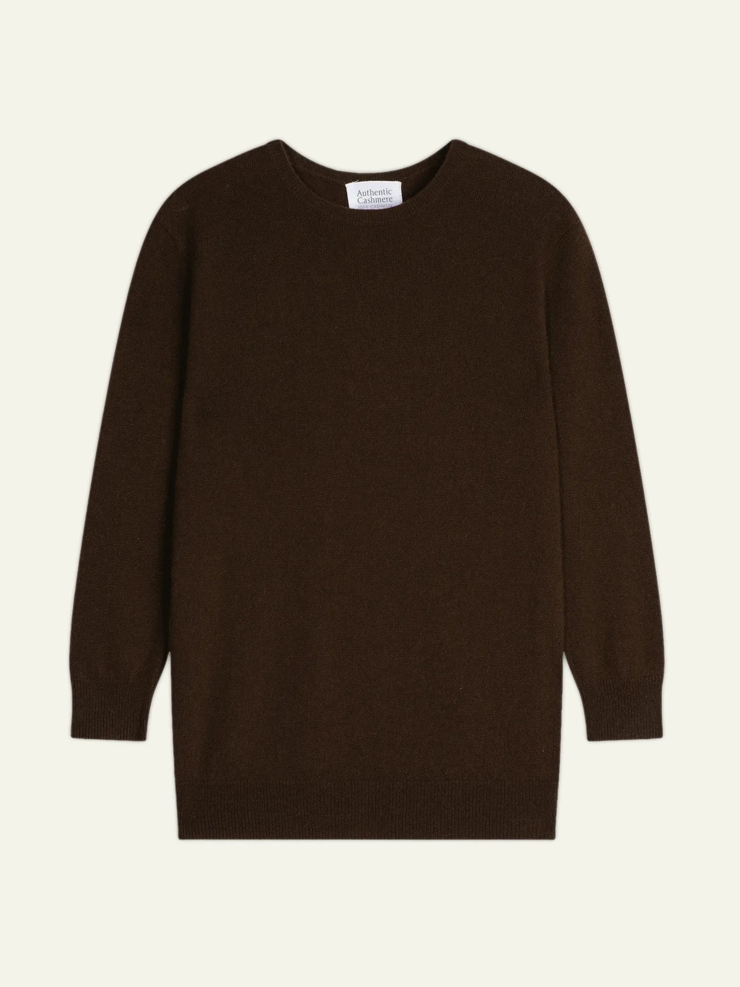 ESTARIS pull col rond boutonné dos choco