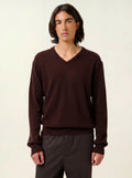 AGEL pullover v-ausschnitt schoko