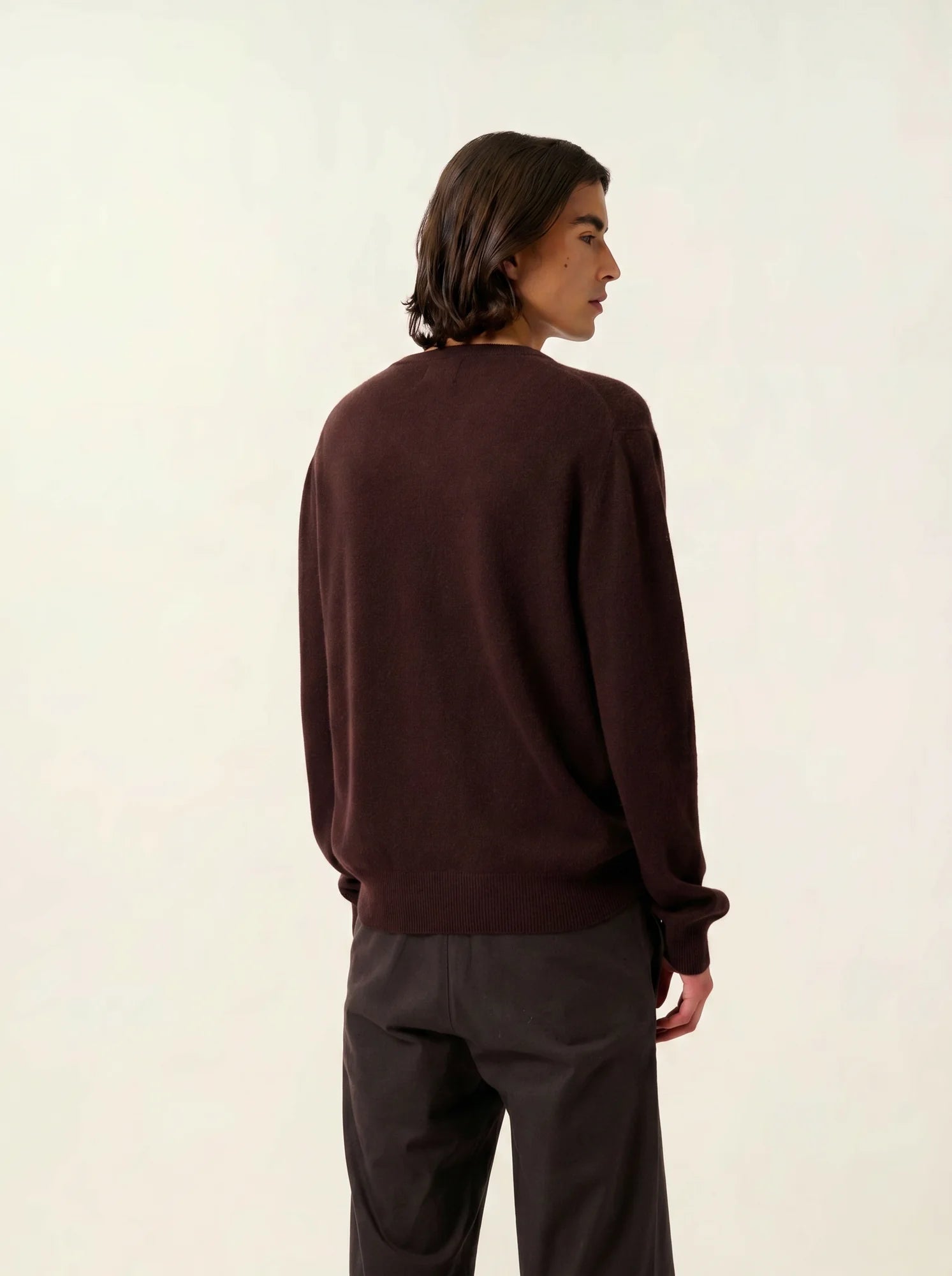 AGEL pullover v-ausschnitt schoko