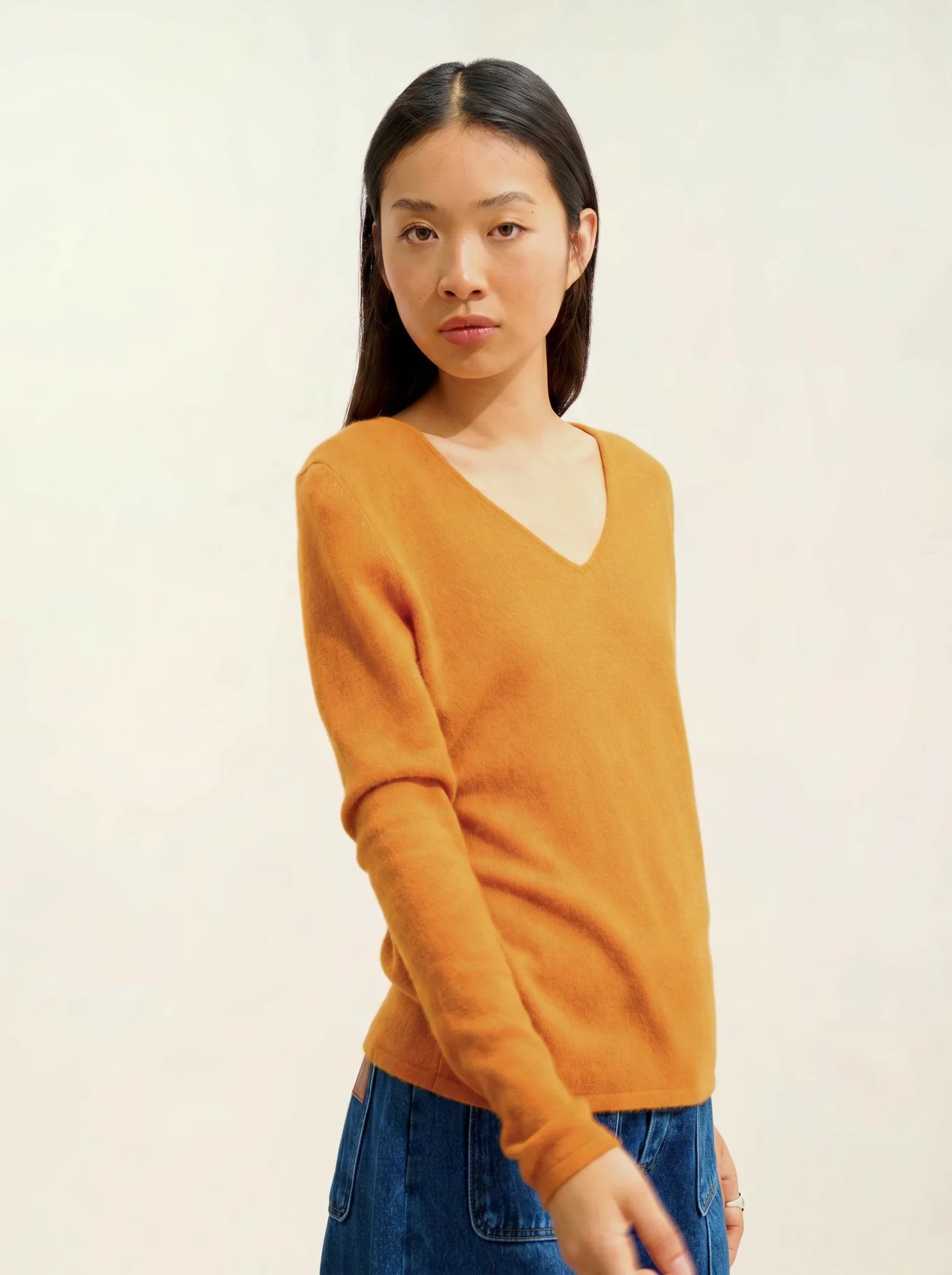 GALISE pull col V ocre