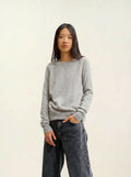 ETRET pull col rond nuage chiné