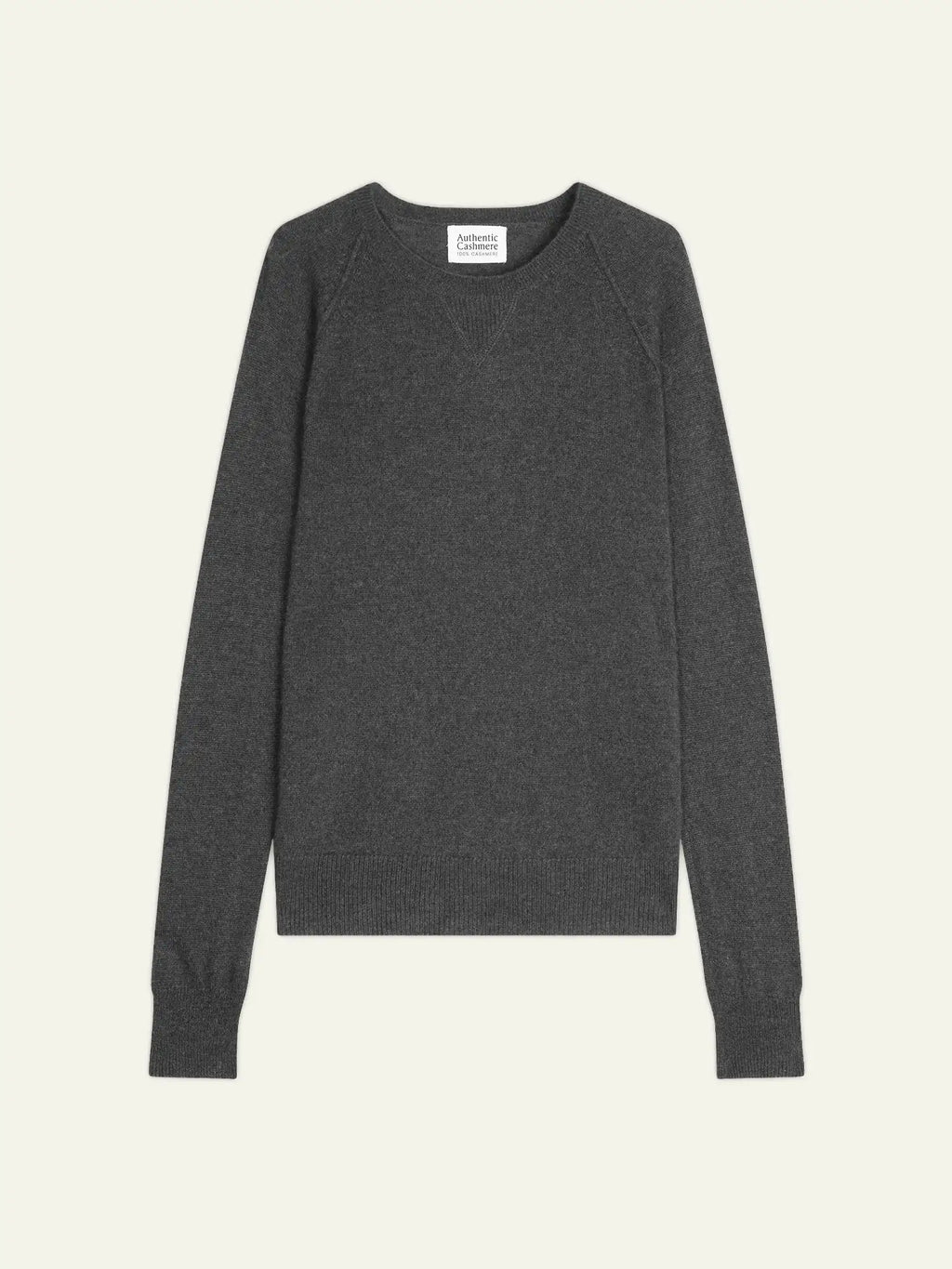ETRET pull col rond anthracite chiné