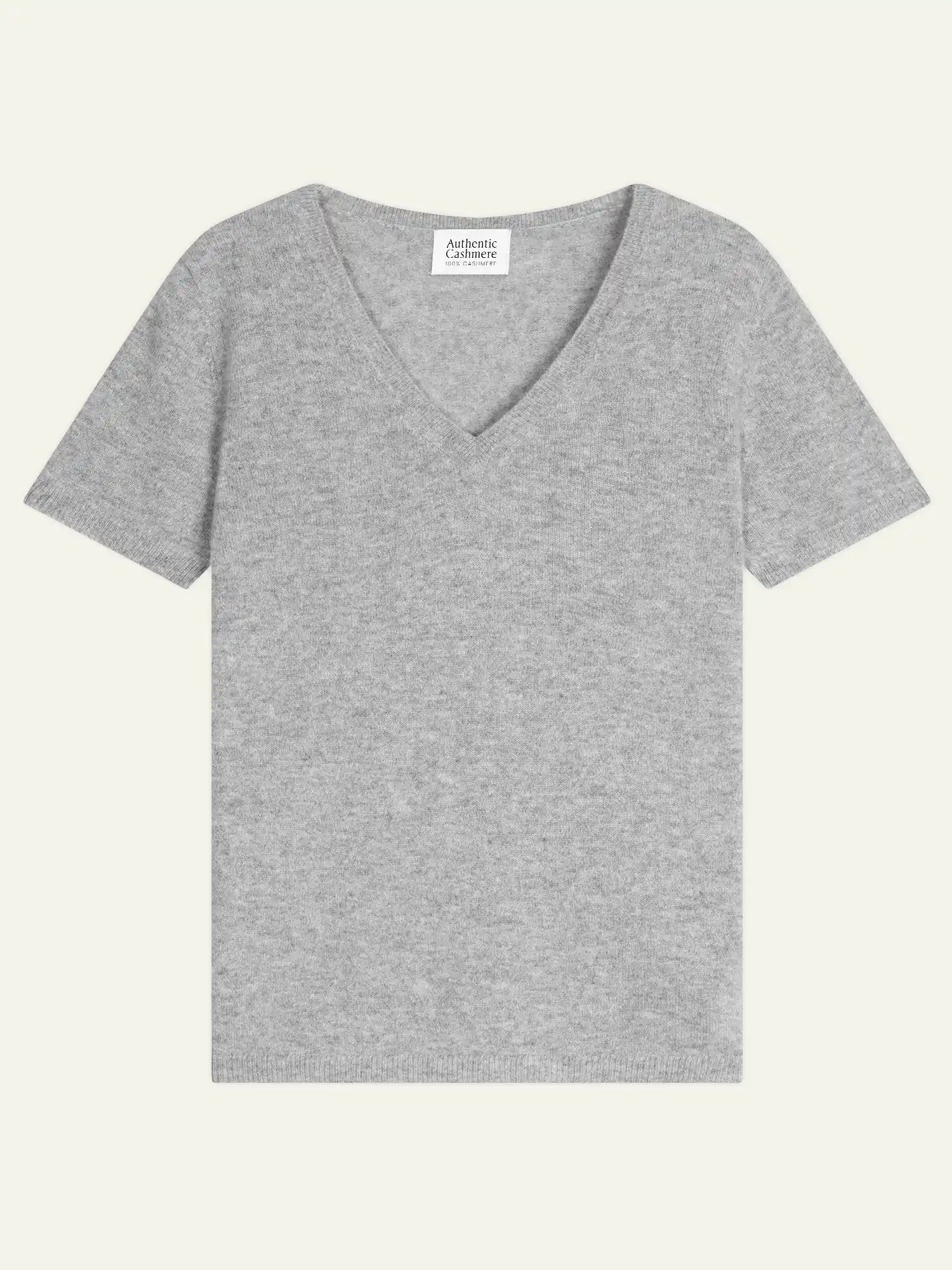 KALI t-shirt col V nuage chiné