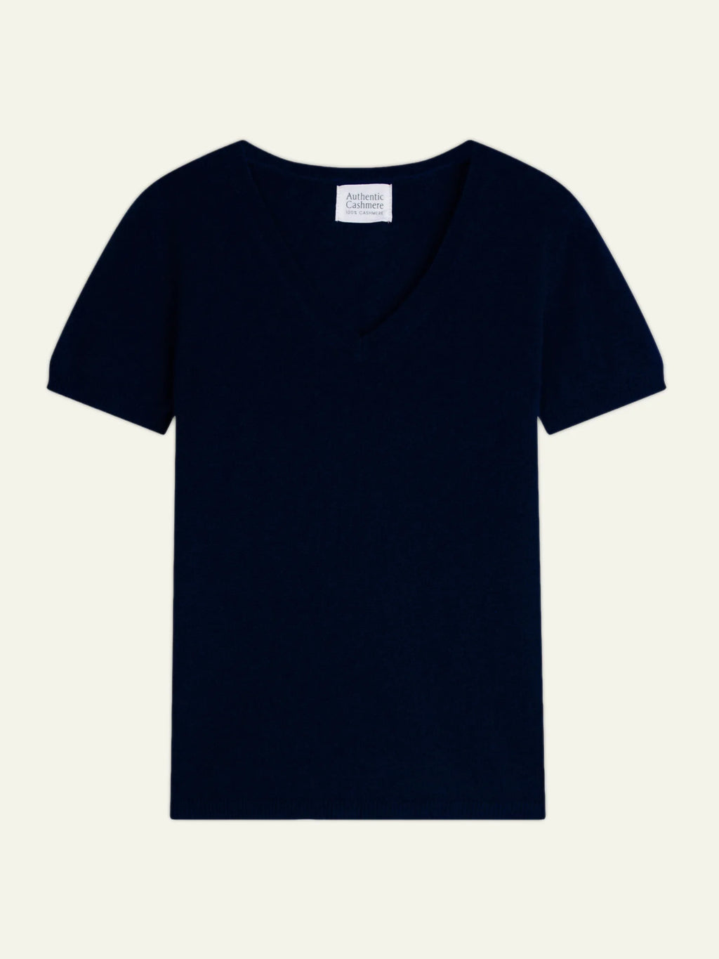KALI t-shirt col V bleu marine