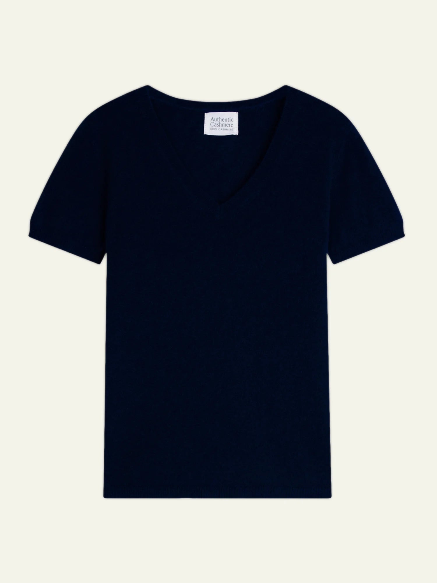 KALI t-shirt col V bleu marine