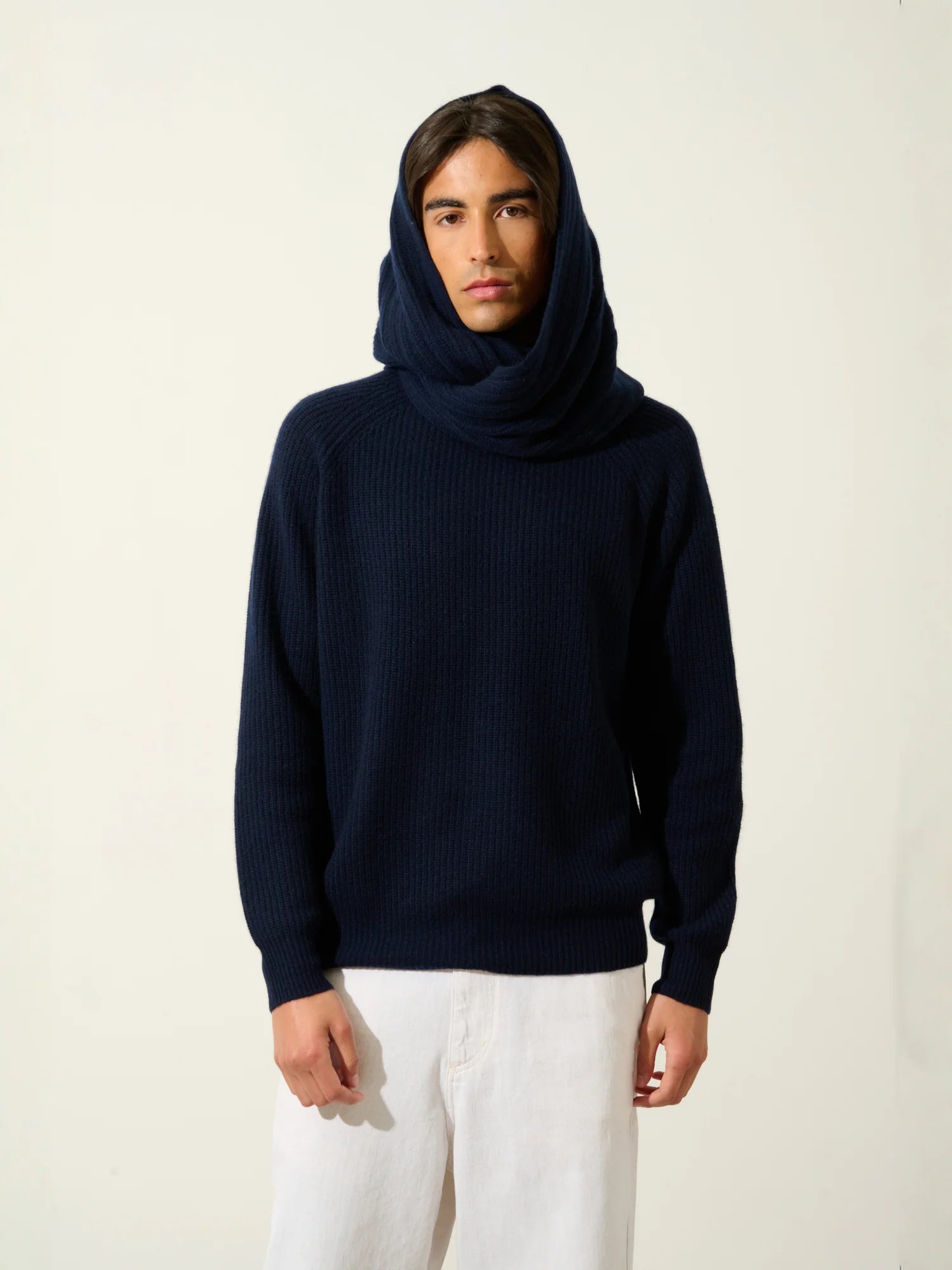 TOMMY halswärmer 4-fädig marineblau