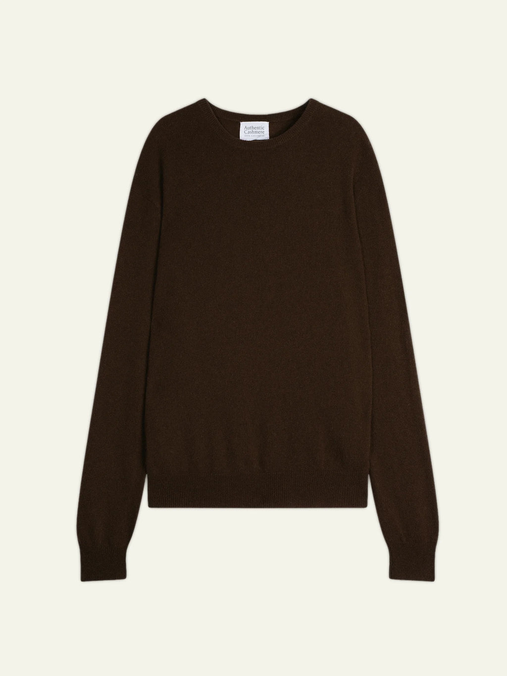 AIGLIÈRE pull col rond choco