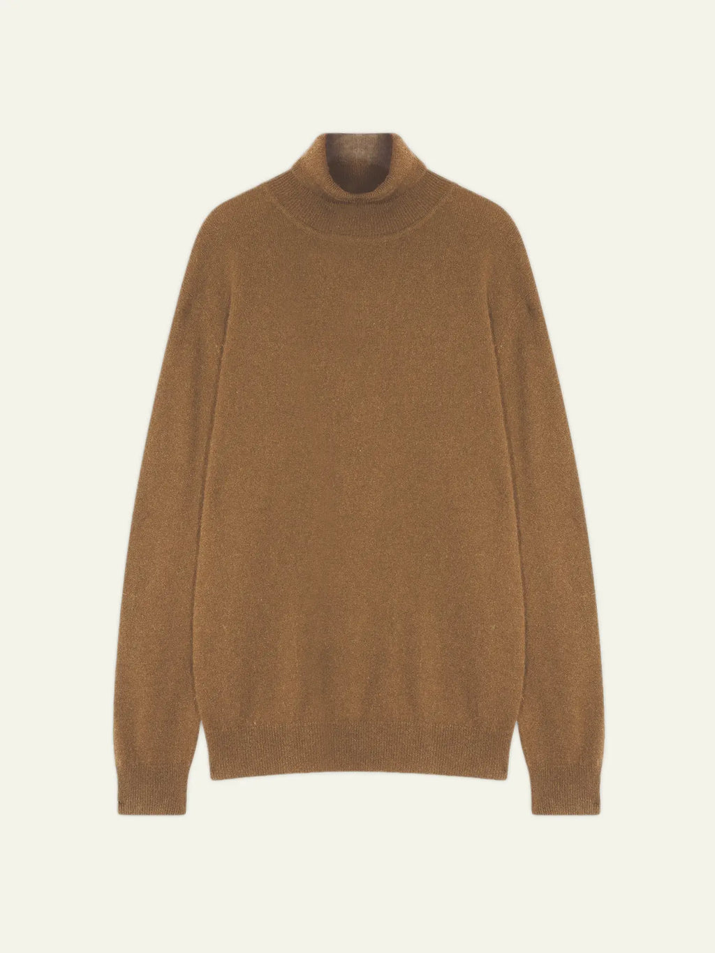 BANGE pull col roulé noisette