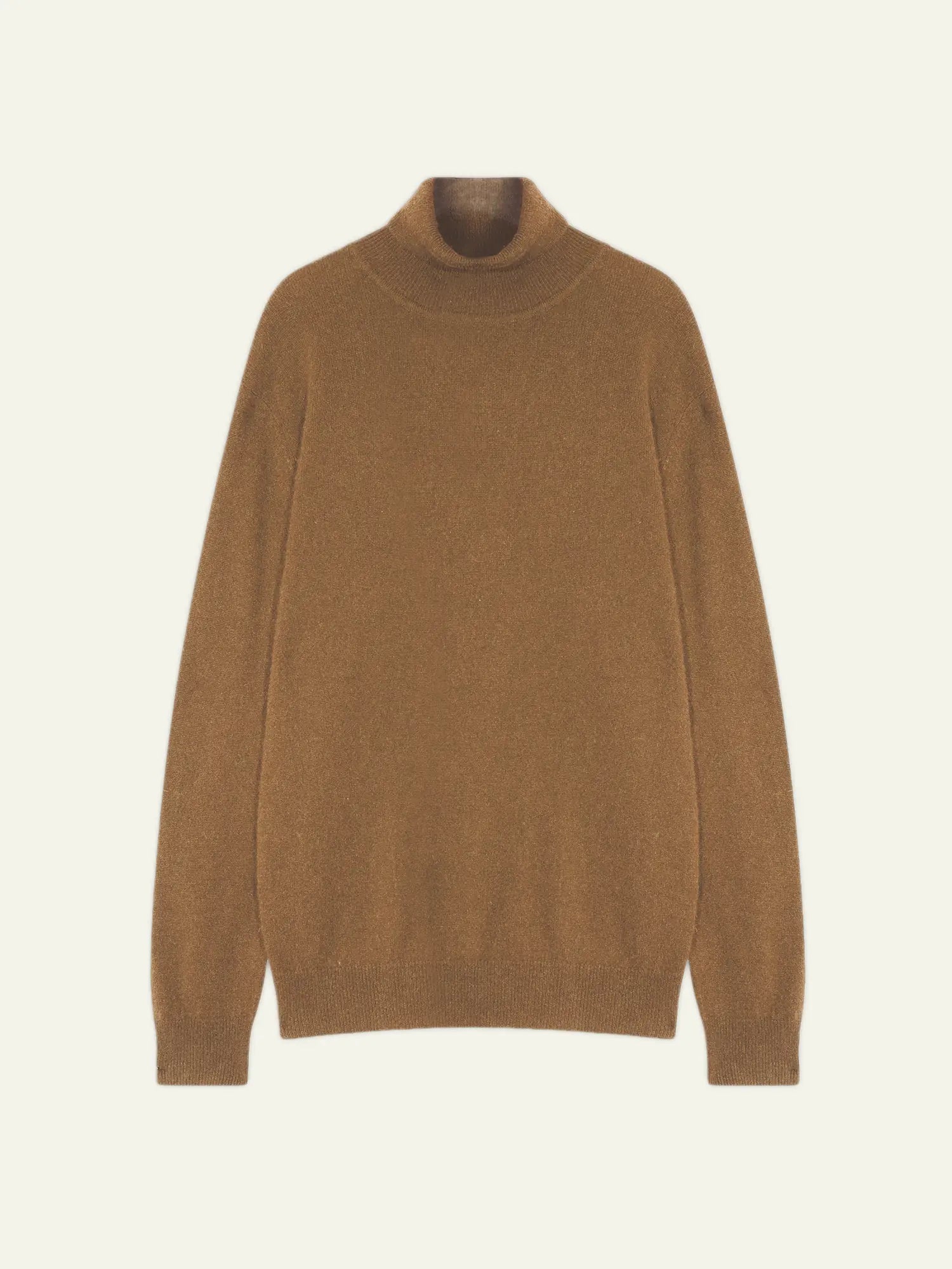 BANGE pull col roulé noisette