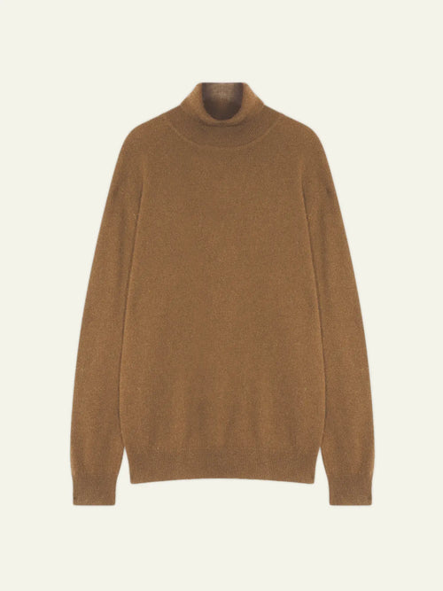 BANGE sweater turtleneck hazelnut