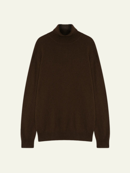 BANGE pullover rollkragen schoko