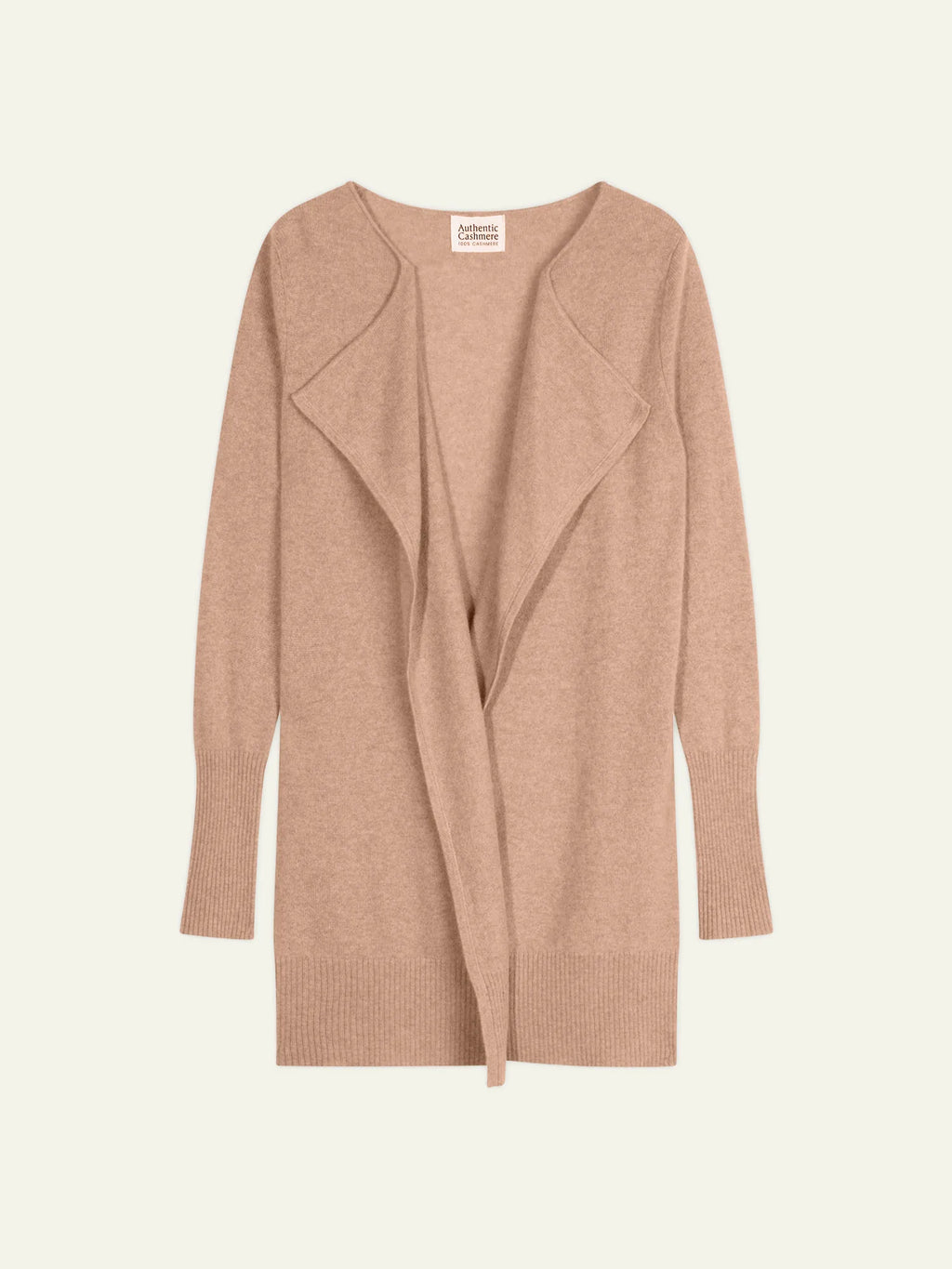 CHÉSERY veste longue camel chiné