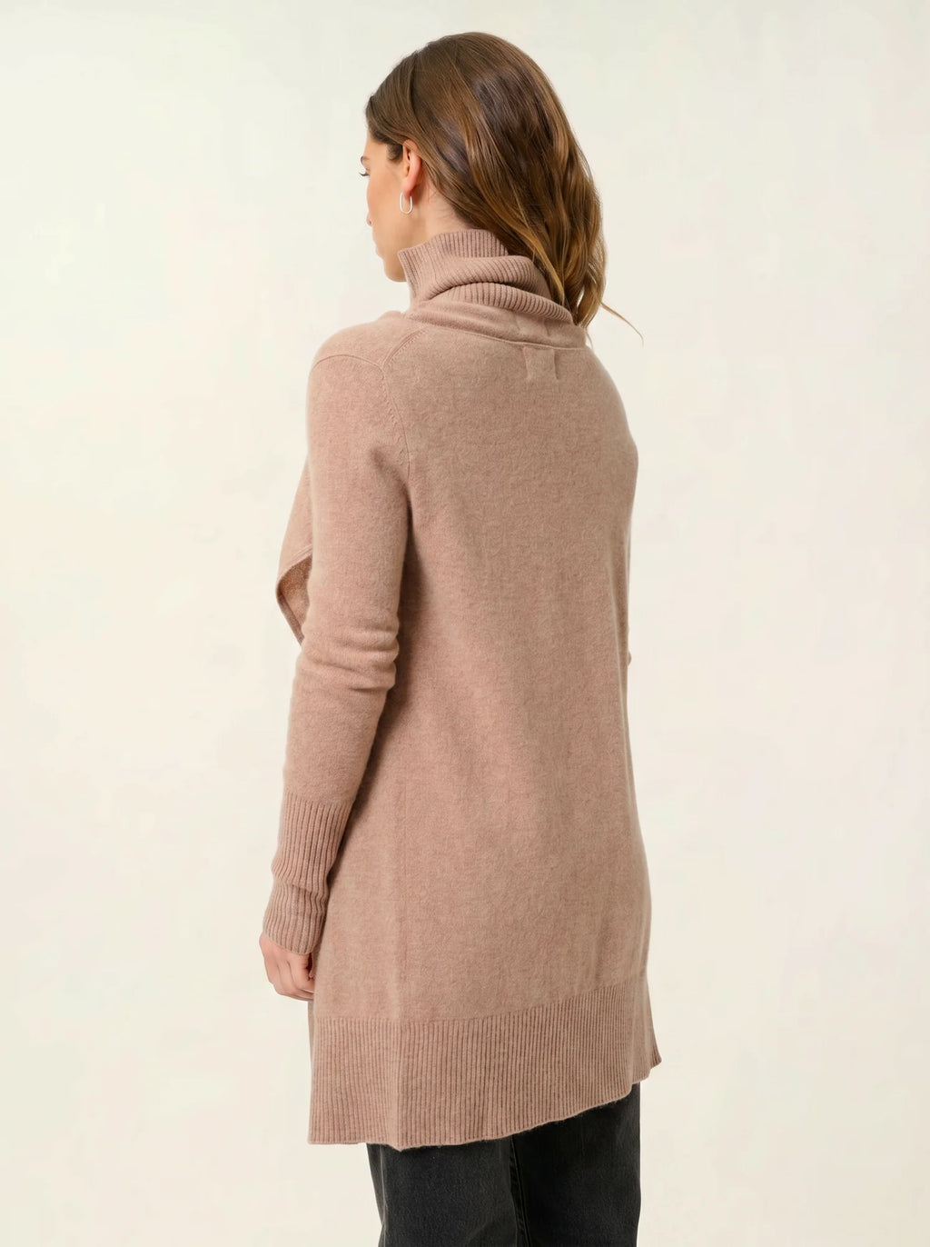 CHÉSERY veste longue camel chiné