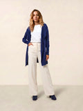 CHÉSERY veste longue outremer