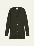 CIMET Cardigan Col V Kaki
