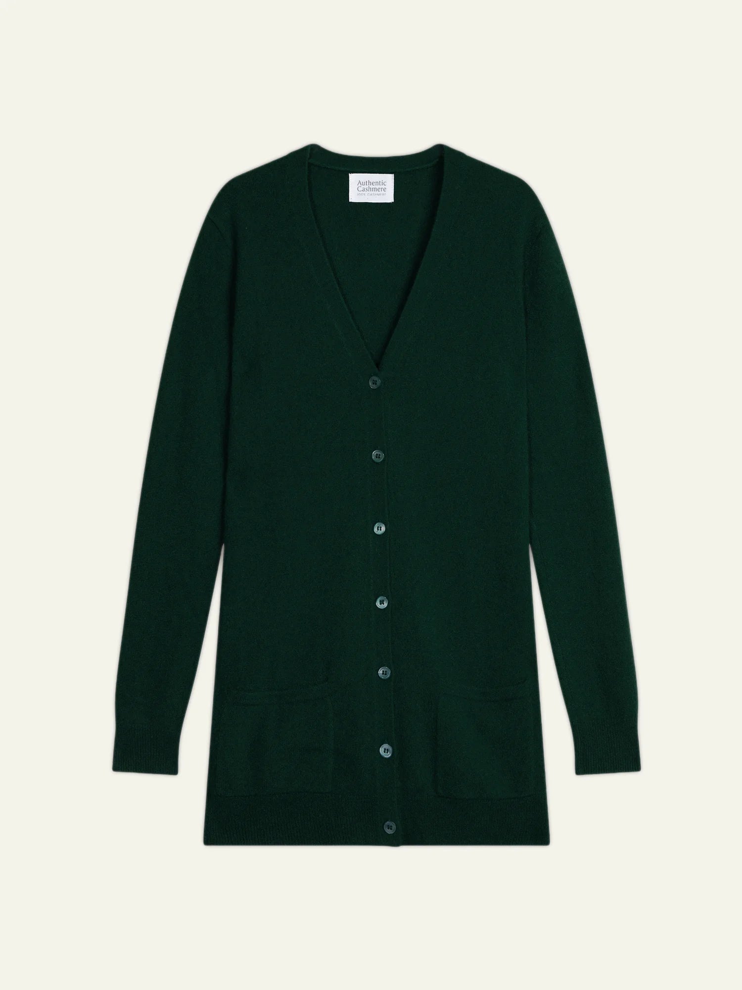 CIMET cardigan col V cyprès