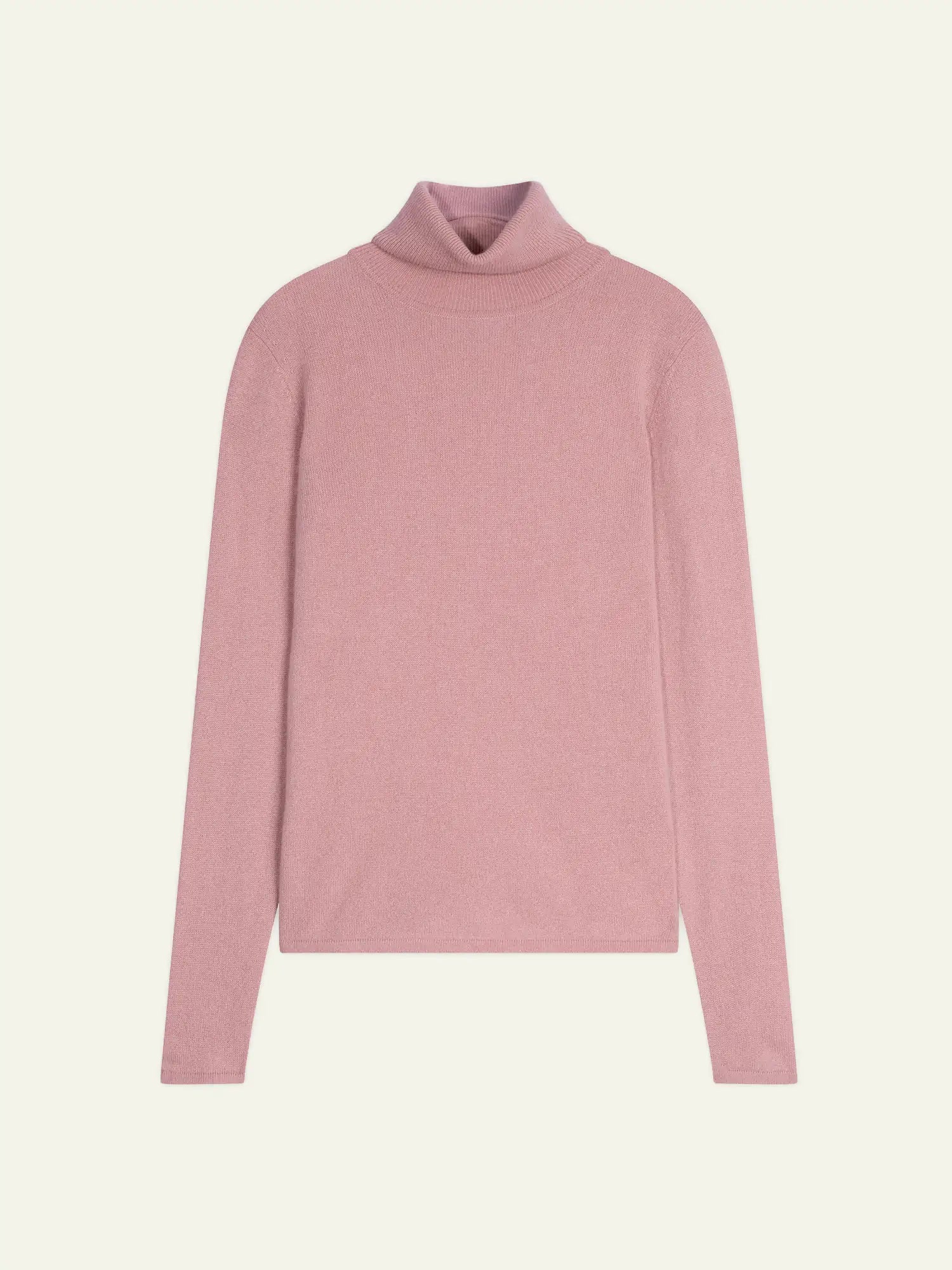 BISE pull col roulé bois de rose