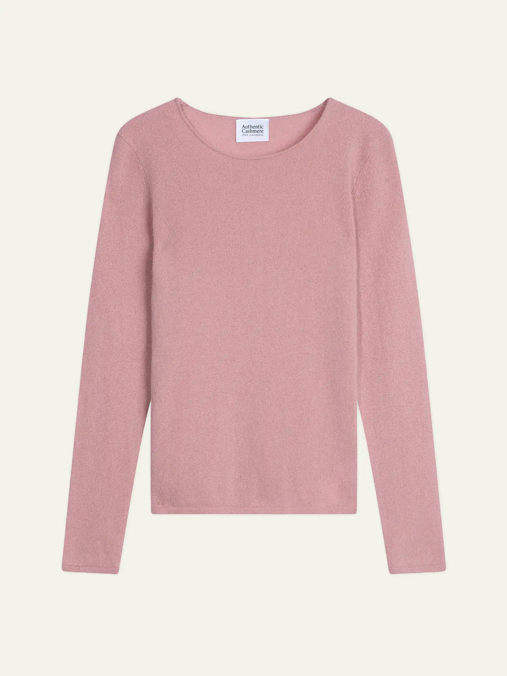 CRIOU Pullover U-Boot-Ausschnitt Rosenholz