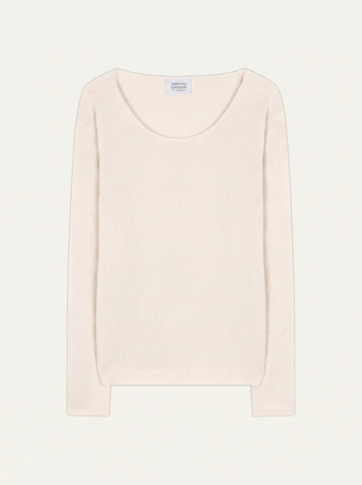 LANFON pull col rond ivoire